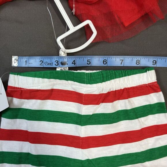 Blueberi Boulevard 2 Piece Christmas Red Reindeer Unicorn Dress /Girls 2T Sequin - Picture 14 of 15